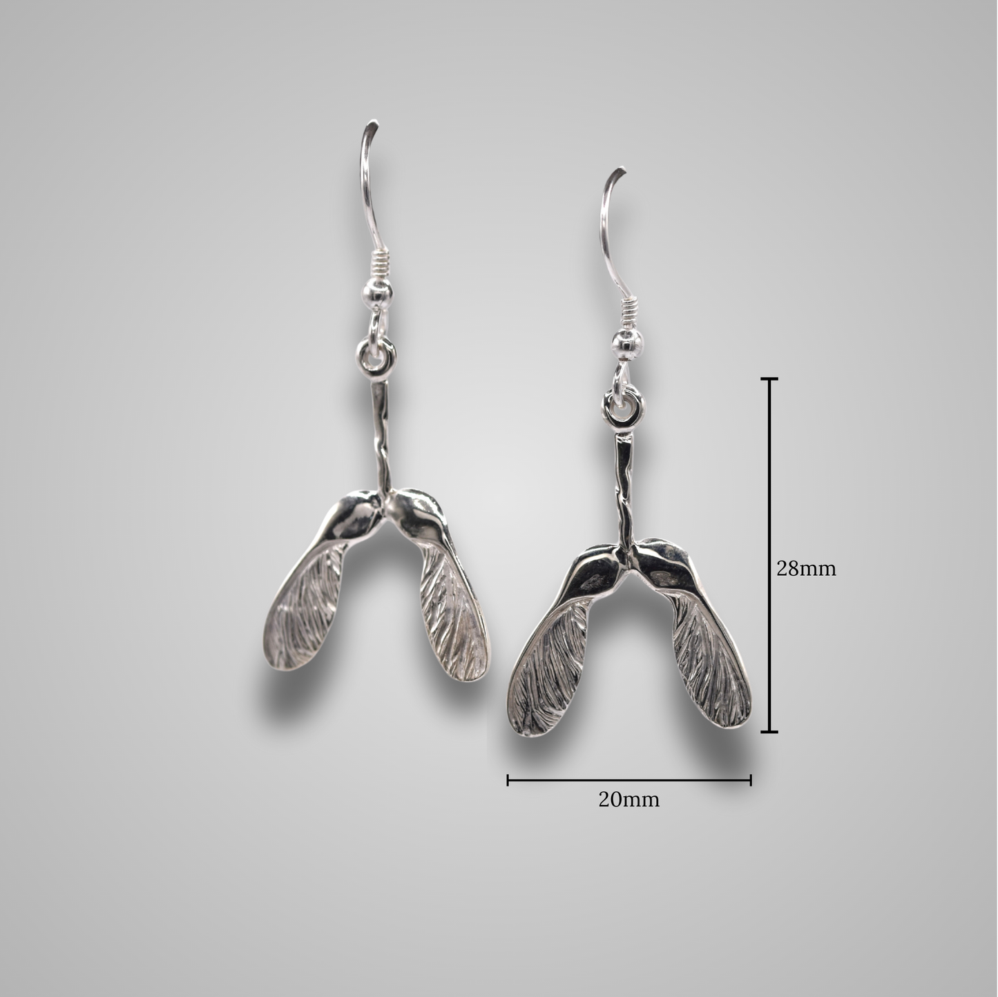 Sycamore Drop Earrings (Medium)