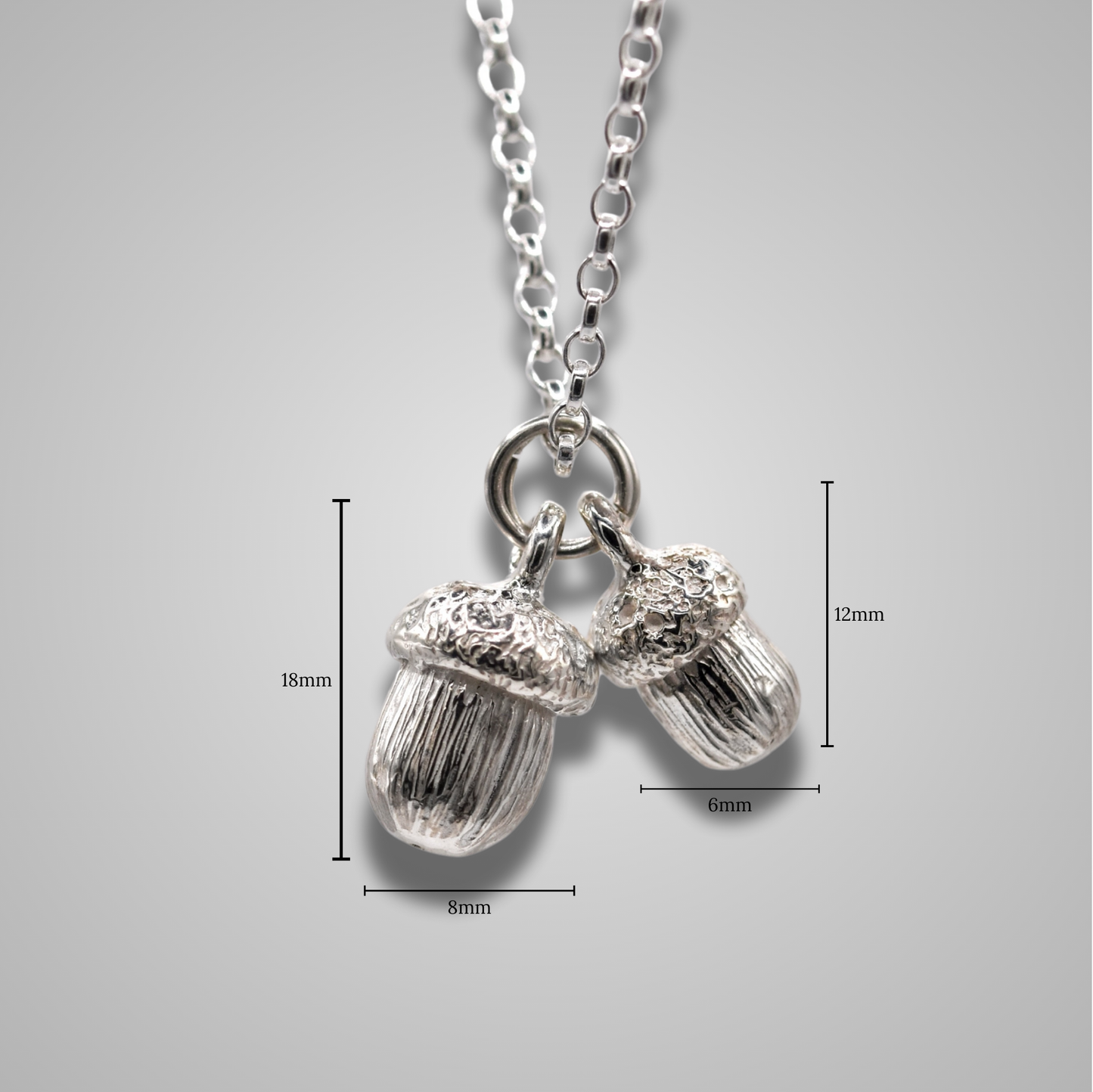 Double Acorn Pendant