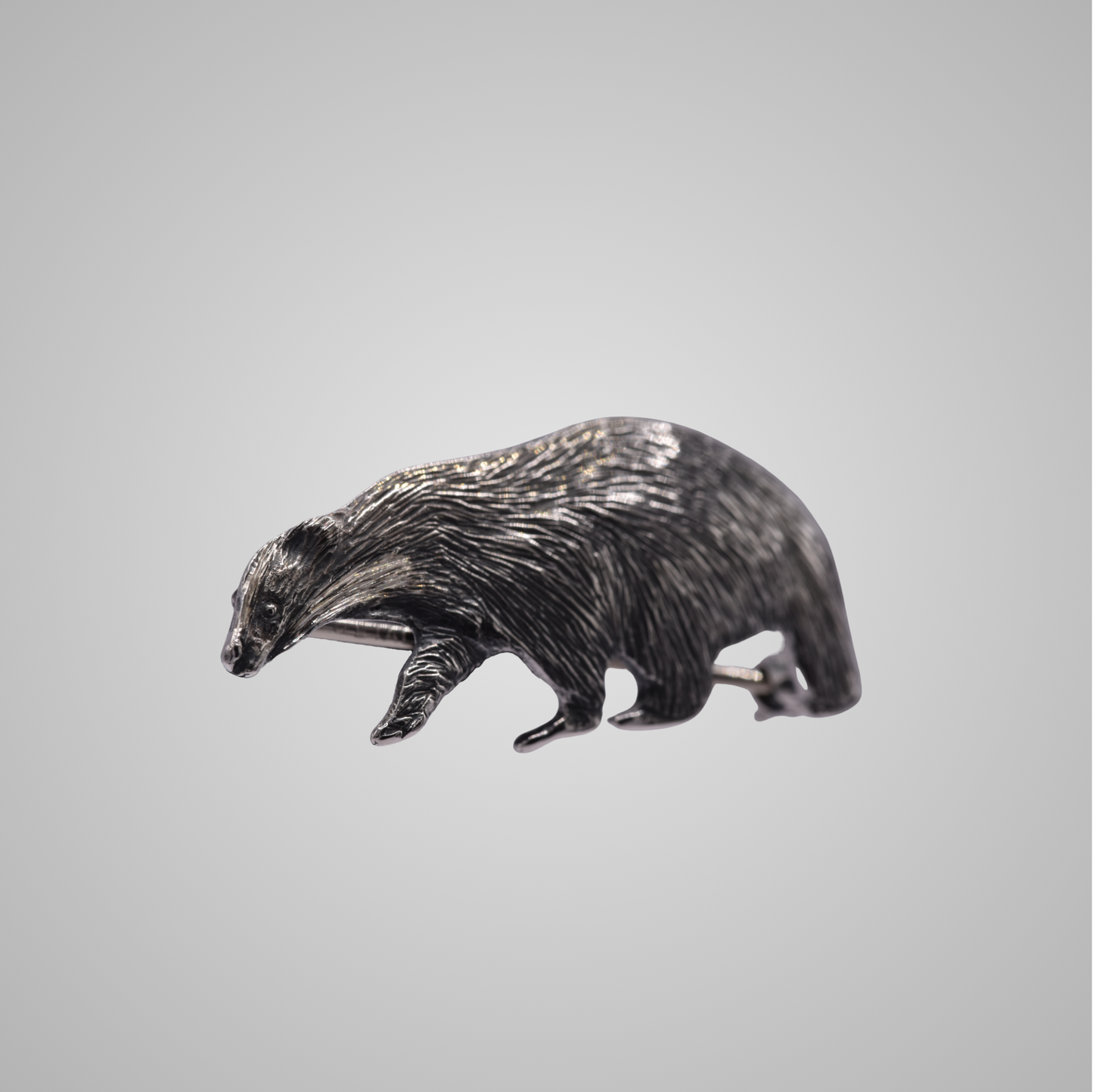 Badger Brooch