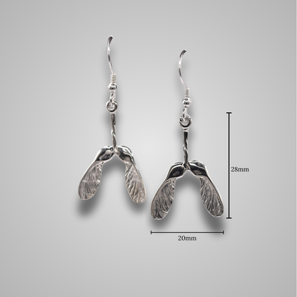 Sycamore Drop Earrings (Medium)