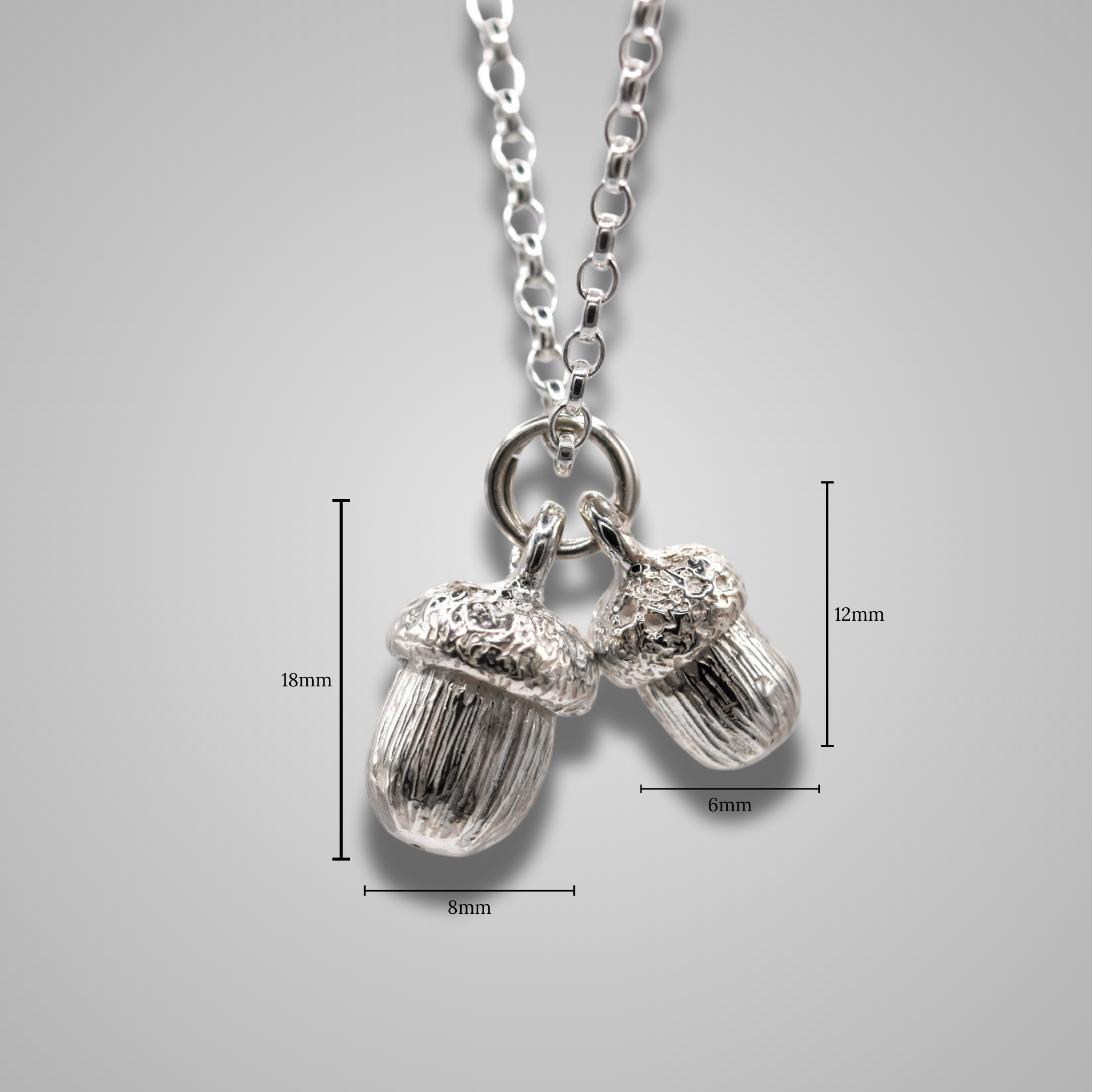 Double Acorn Pendant