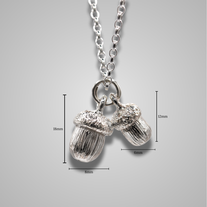 Double Acorn Pendant