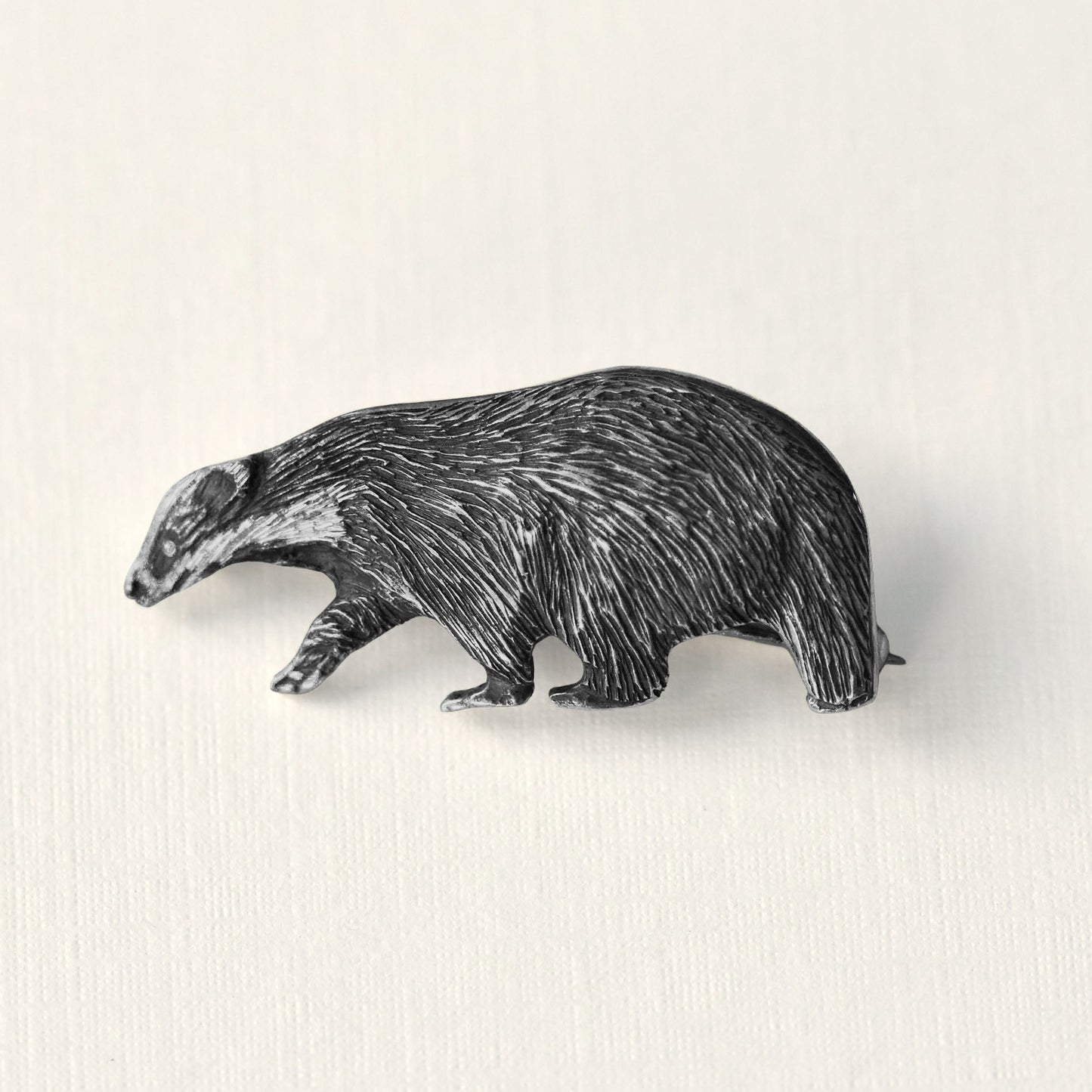Badger Brooch