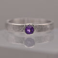 Amethyst Tree Rings Ring