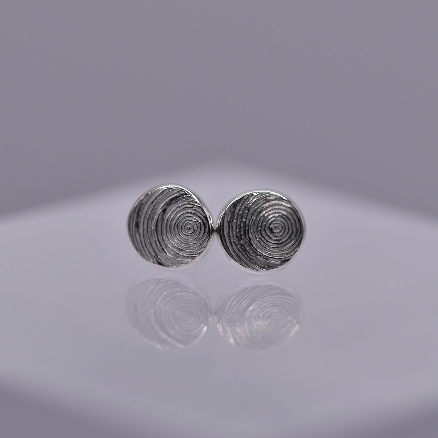 Tree Rings Stud Earrings (Small)