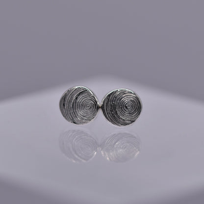 Tree Rings Stud Earrings (Small)