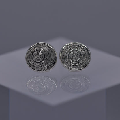 Tree Rings Stud Earrings (Large)