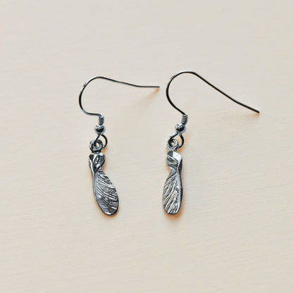 Half Sycamore Drop Earrings (Medium)