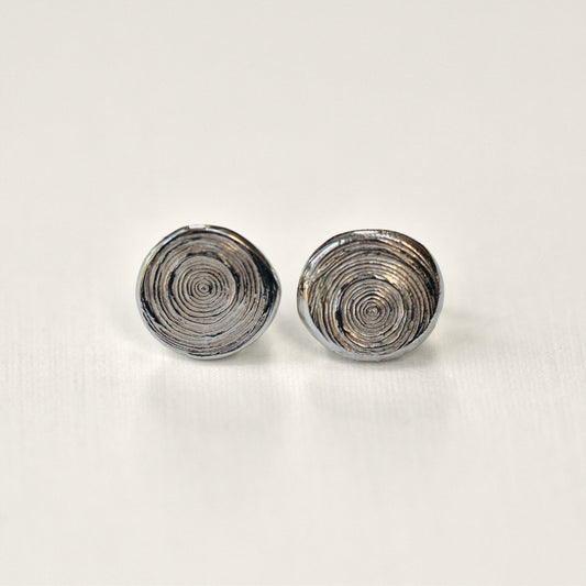 Tree Rings Earrings (Medium)