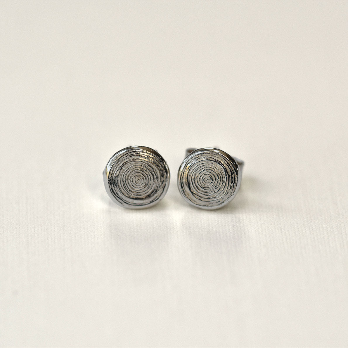 Tree Rings Stud Earrings (Small)