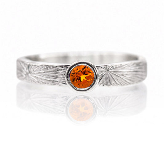 Citrine Radiate Ring